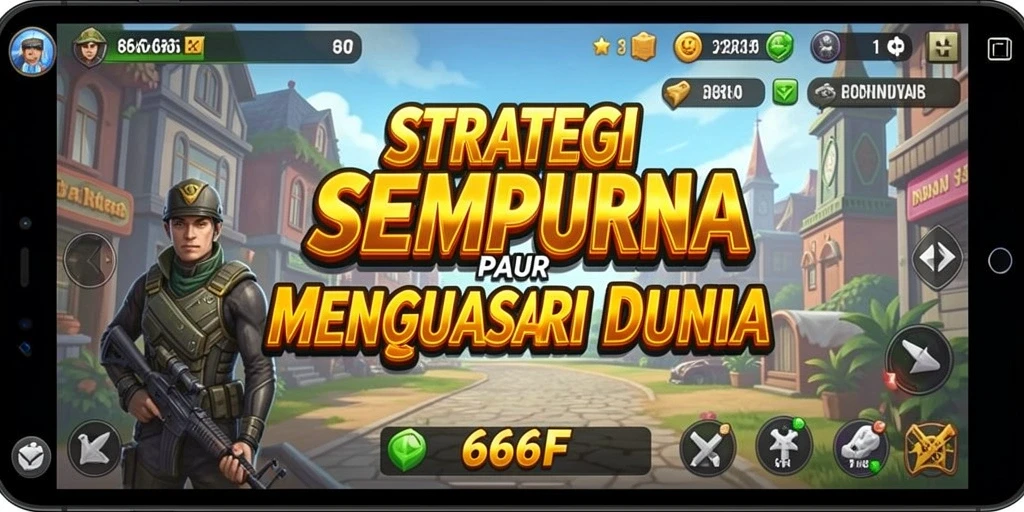 Screenshot utama dari game strategi 666F menampilkan pertempuran epik dan strategi yang mendalam.