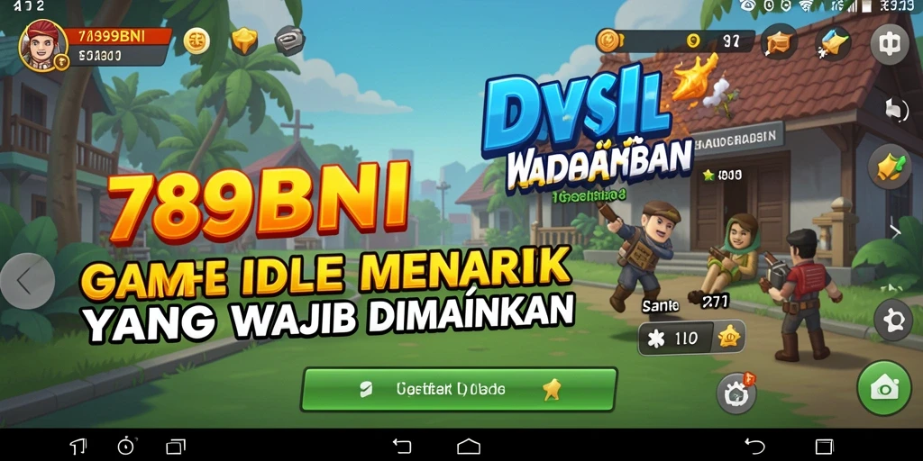 Tampilan gameplay 789BNI dengan aksi Idle yang menarik.