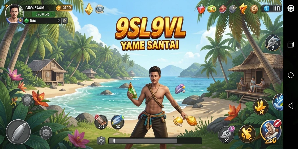 Gameplay seru dengan grafis berwarna-warni di 9SL.