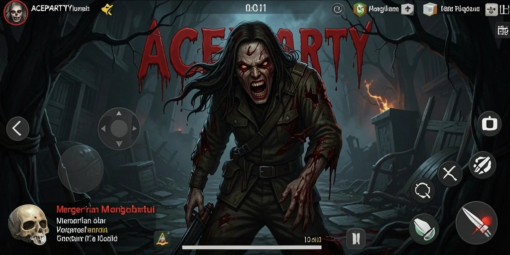 Gameplay ACEPARTY yang menegangkan penuh dengan elemen kejutan.