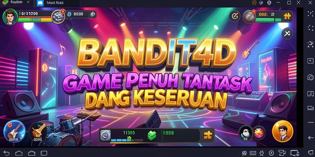 Tampilan gameplay BANDIT4D yang seru dan interaktif.