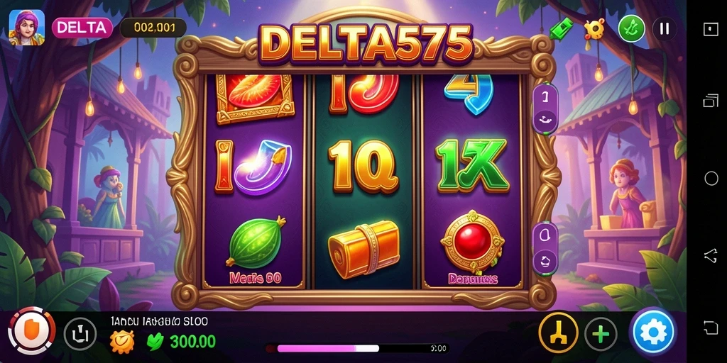 Tampilan gameplay menakjubkan dari DELTA575 dengan tema Slot yang beragam.