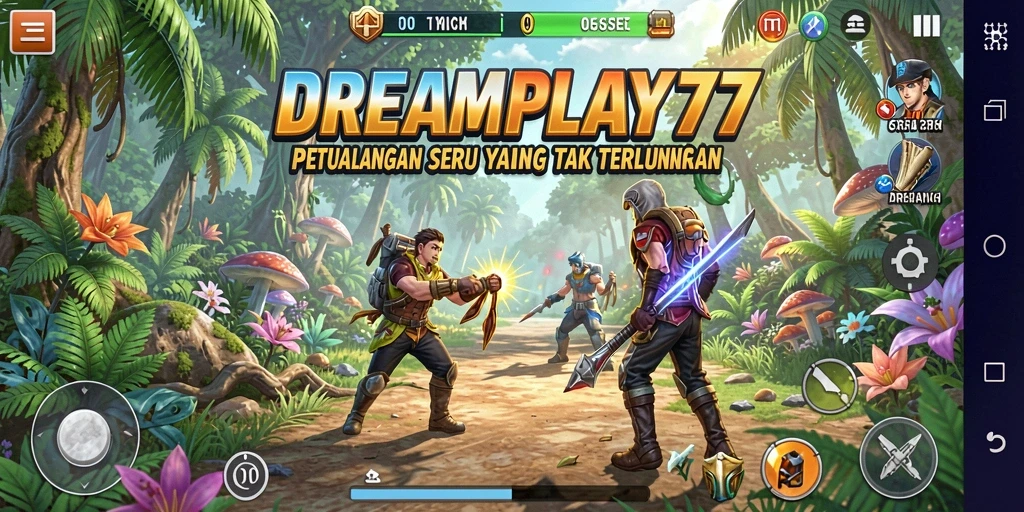 Tangkapan layar dari gameplay <strong>DREAMPLAY77</strong> yang penuh aksi dan petualangan.