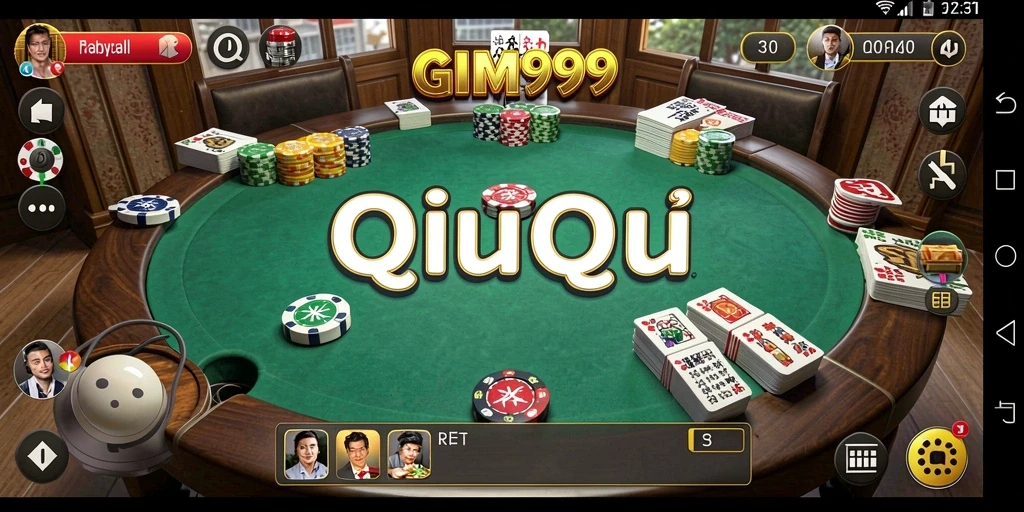 Tampilan gameplay QiuQiu yang menarik dan menantang.