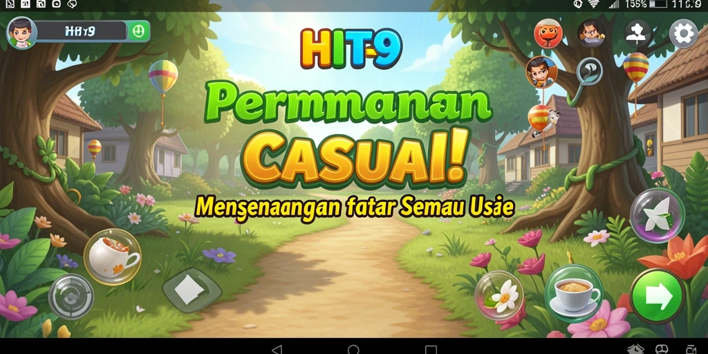 Tangkapan layar gameplay HIT9 menampilkan keseruan saat bermain.