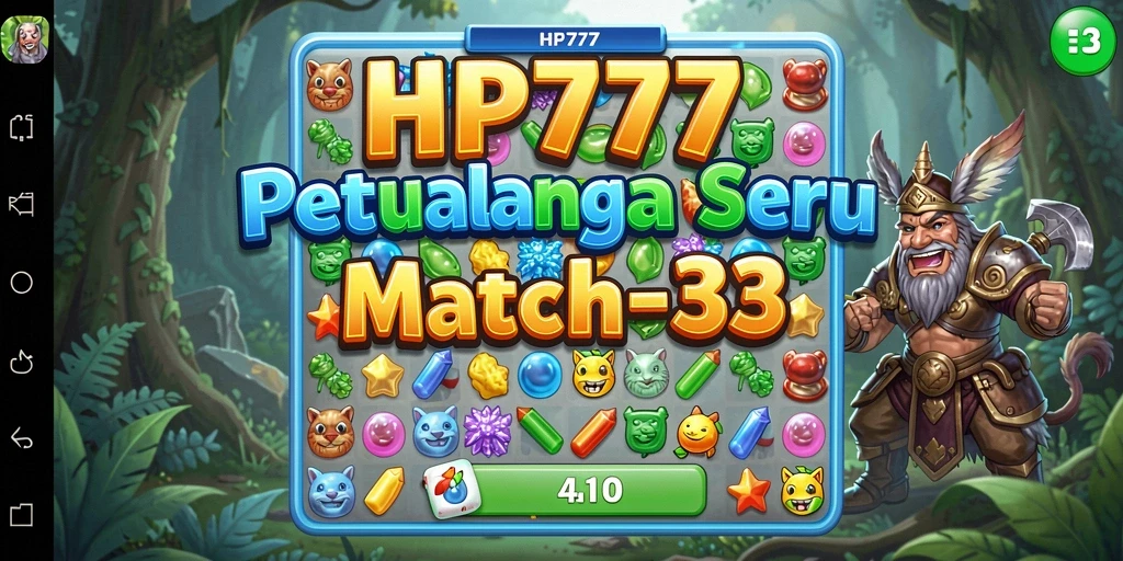 Tangkapan layar permainan <strong>HP777</strong> yang menunjukkan gameplay seru Match-3.
