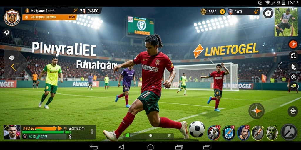 Tampilan menarik dari gameplay LINETOGEL saat menyaksikan pertandingan olahraga.