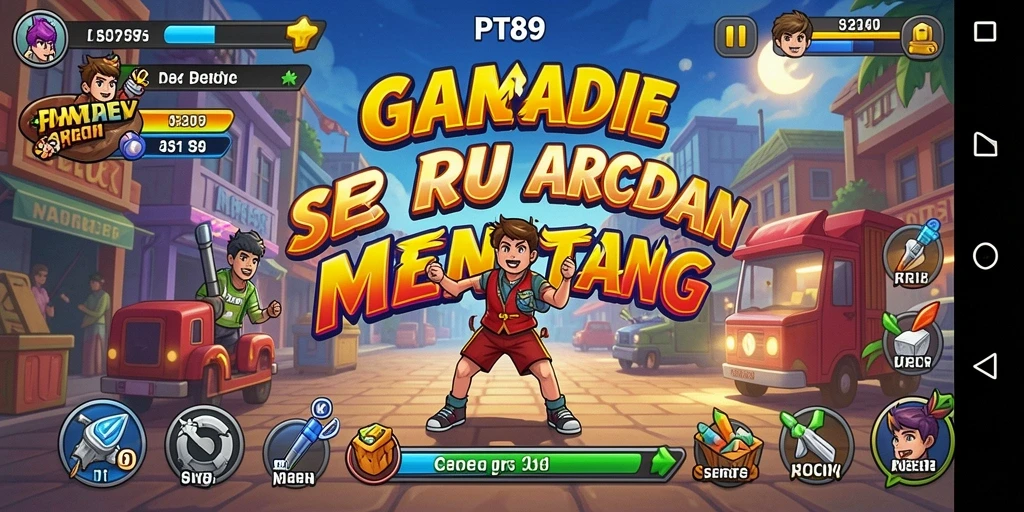 Tampilan gameplay PT89 yang seru dan menantang.