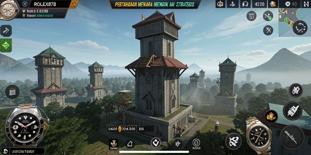 Gameplay seru Tower Defense dengan berbagai menara dan musuh.