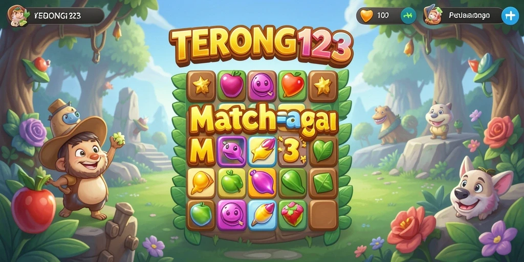Screenshot gameplay <strong>TERONG123</strong> yang penuh warna dan seru.