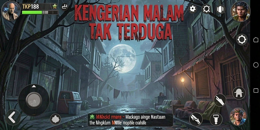 Screenshot TKP188 menampilkan gameplay yang menegangkan dalam suasana Horror.