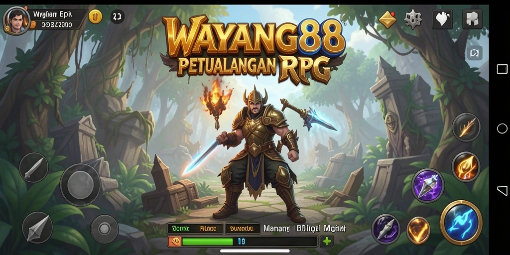 Tampilan gameplay <strong>WAYANG88</strong> yang menarik dengan karakter dan lingkungan yang kaya.