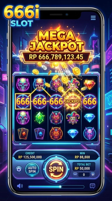 Tampilan antarmuka 666i yang menarik dan sederhana.